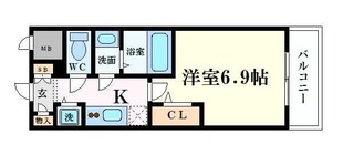 エスリード松屋町SOUTHの物件間取画像